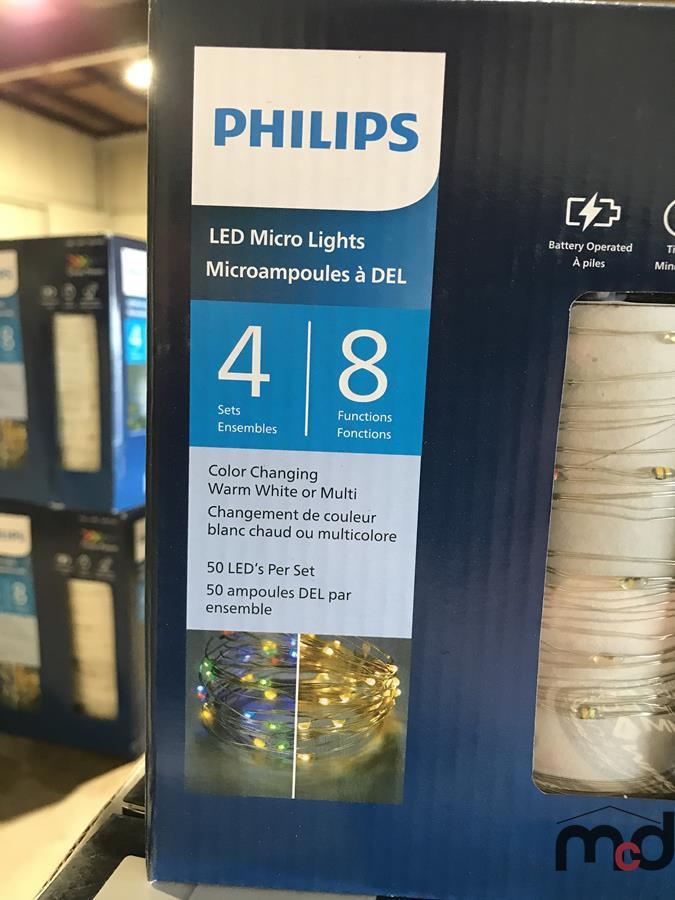 (9) Philips LED Micro Light Strings